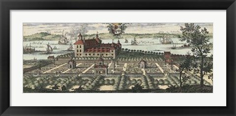 Framed Dahlberg Swedish Estate I Print