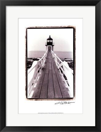 Framed Marshall Point Light, Maine Print