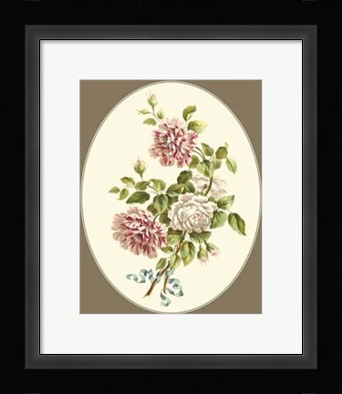 Framed Antique Bouquet V Print