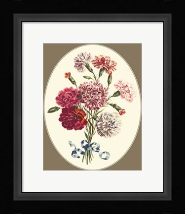 Framed Antique Bouquet VI Print