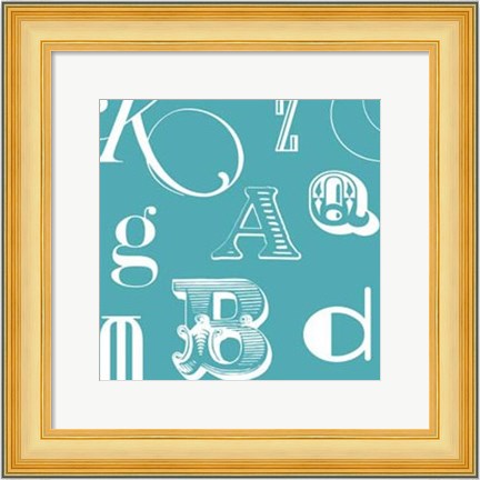 Framed Fun With Letters I Print