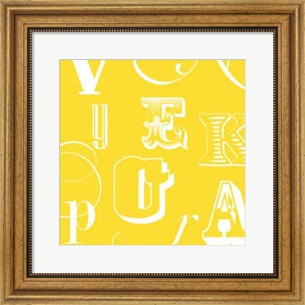 Framed Fun With Letters IV Print