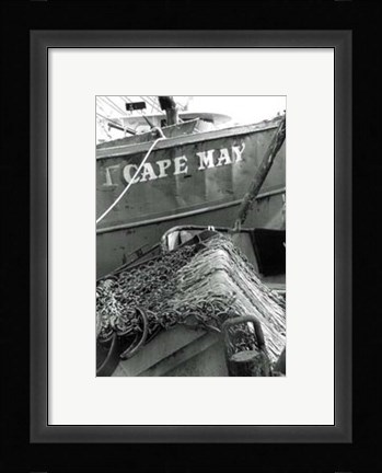 Framed Fishing Trawler- Cape May Print