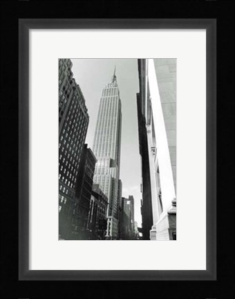 Framed Empire State Building II Print
