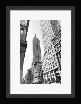 Framed Empire State Building III Print