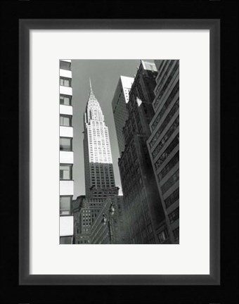 Framed Chrysler Building Print