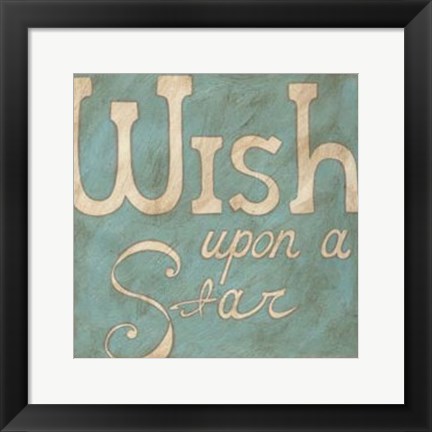 Framed Wish Upon a Star Print