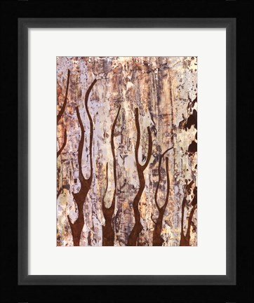 Framed Butterfly Tree II Print