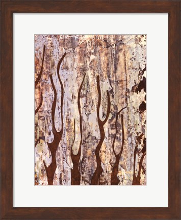 Framed Butterfly Tree II Print