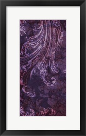 Framed Grape Tart I Print