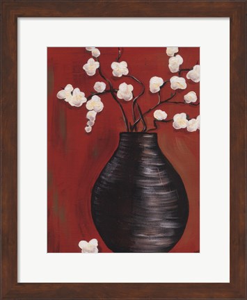 Framed Zen Vase II Print