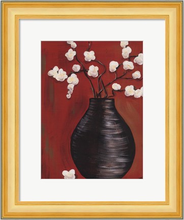 Framed Zen Vase II Print