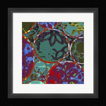 Framed B-Jeweled Deco II Print