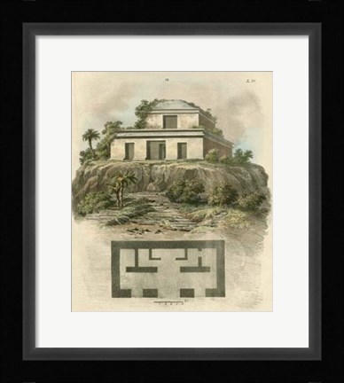 Framed Monuments of New Spain II Print