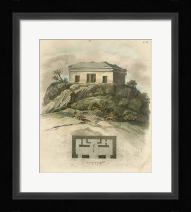Framed Monuments of New Spain III Print