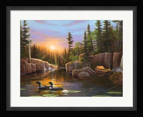 Framed Evening Solitude Print