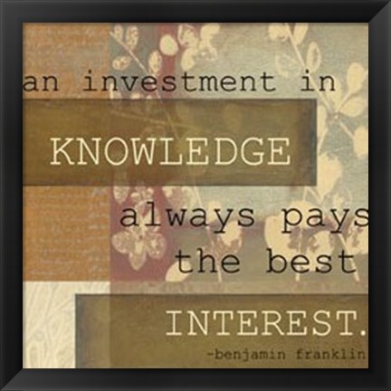 Framed Inspire III Print