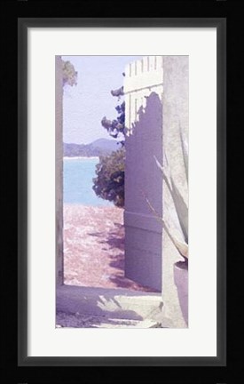 Framed Coastal Doorway IV Print