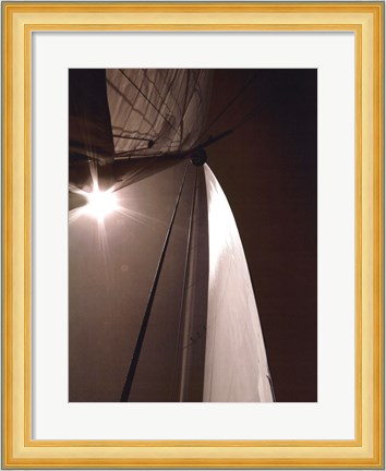 Framed Sail Geometry II Print