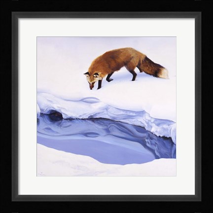 Framed Winter Poem Print