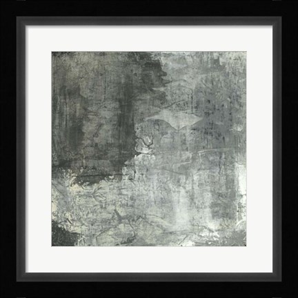 Framed Gray Abstract II Print