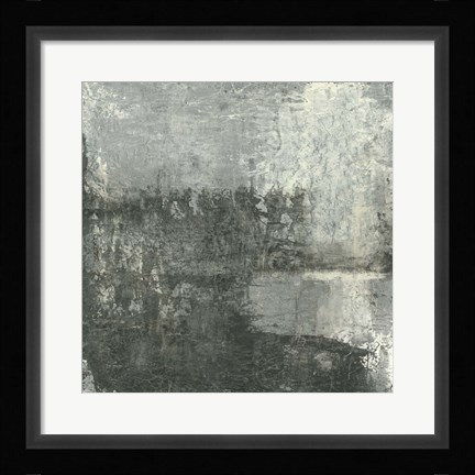 Framed Gray Abstract III Print