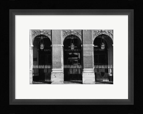 Framed Parisian Archways III Print