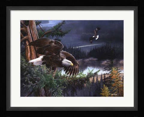 Framed Wings of Freedom Print