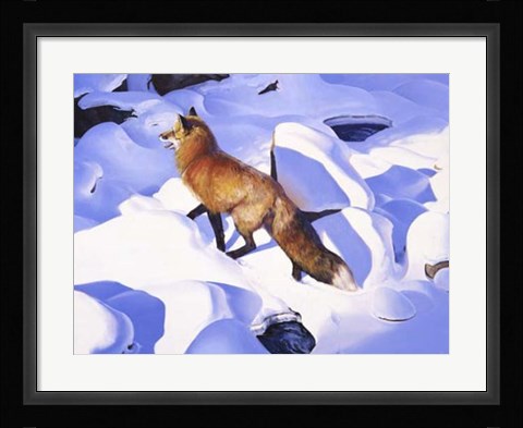 Framed Fire &amp; Ice Print