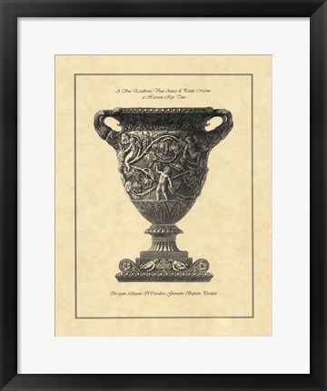 Framed Vintage Harvest Urn II - Vaso Antico Print