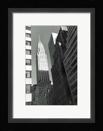 Framed Chrysler Building Print