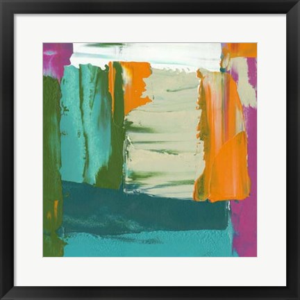 Framed Neon City I Print