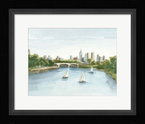 Framed Plein Air Cityscape IV Print