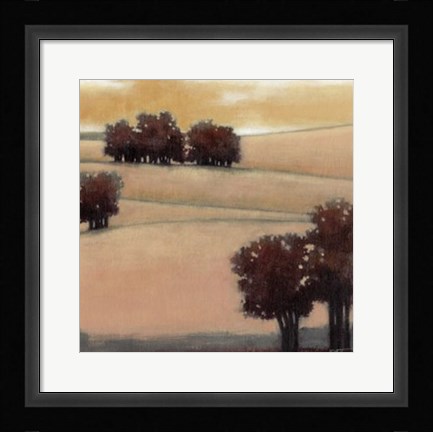 Framed Blushing Hills I Print