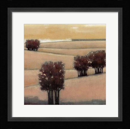 Framed Blushing Hills II Print