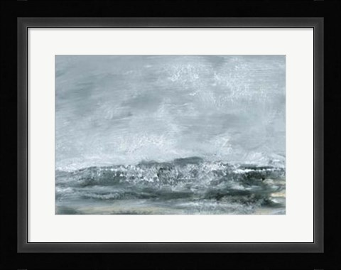 Framed Sea View III Print