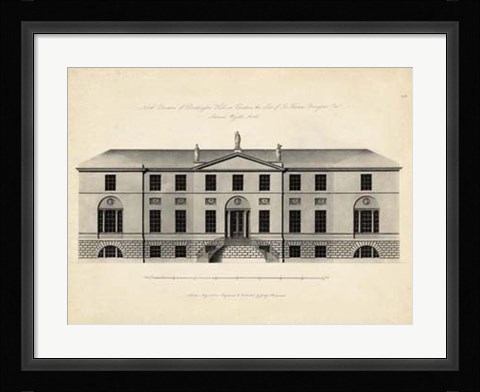 Framed Antique Facade II Print