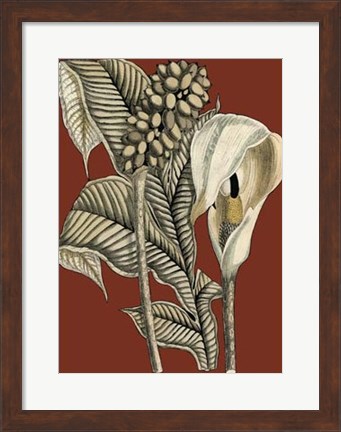 Framed Exotic Botanical I Print