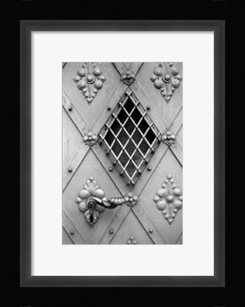 Framed Distinguished Doors I Print