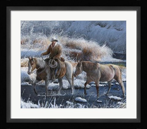 Framed Heading Home Print