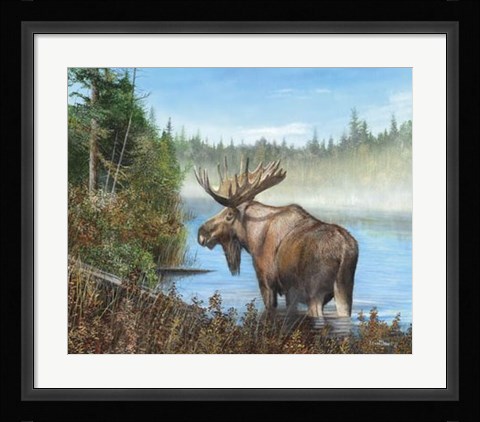 Framed At River's Edge II Print