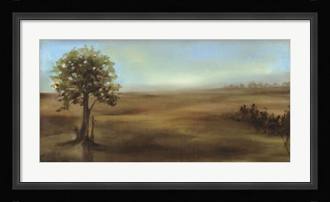 Framed Panoramic Field II Print