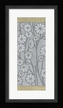 Framed Shimmering Daisies I Print