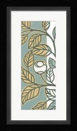 Framed Flourish I Print