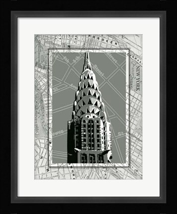 Framed Tour of New York I Print
