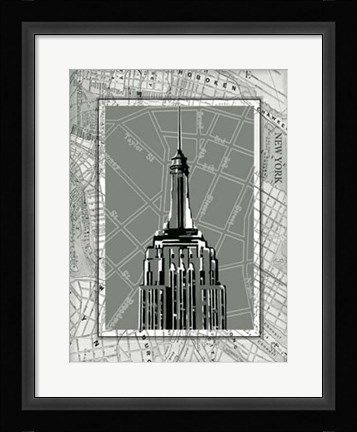 Framed Tour of New York II Print