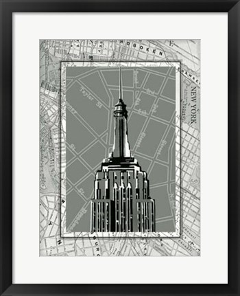 Framed Tour of New York II Print