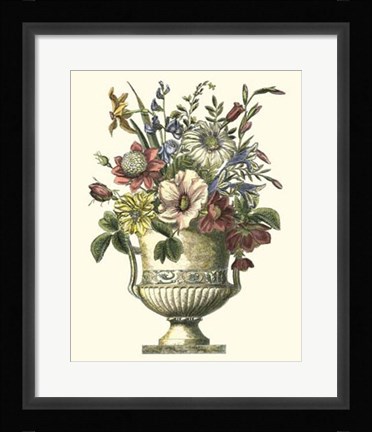 Framed Floral Splendor I Print