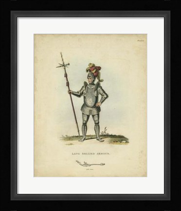 Framed Men in Armour III Print