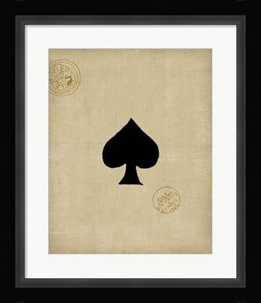 Framed Spade Print